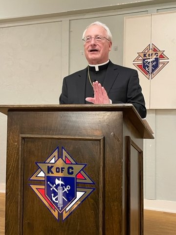 More than 100 people, including Auxiliary Bishop Robert C. Evans, gathered at the annual Seminarian and Parent Celebration Dinner, sponsored by the Serra Club of the Diocese of Providence.